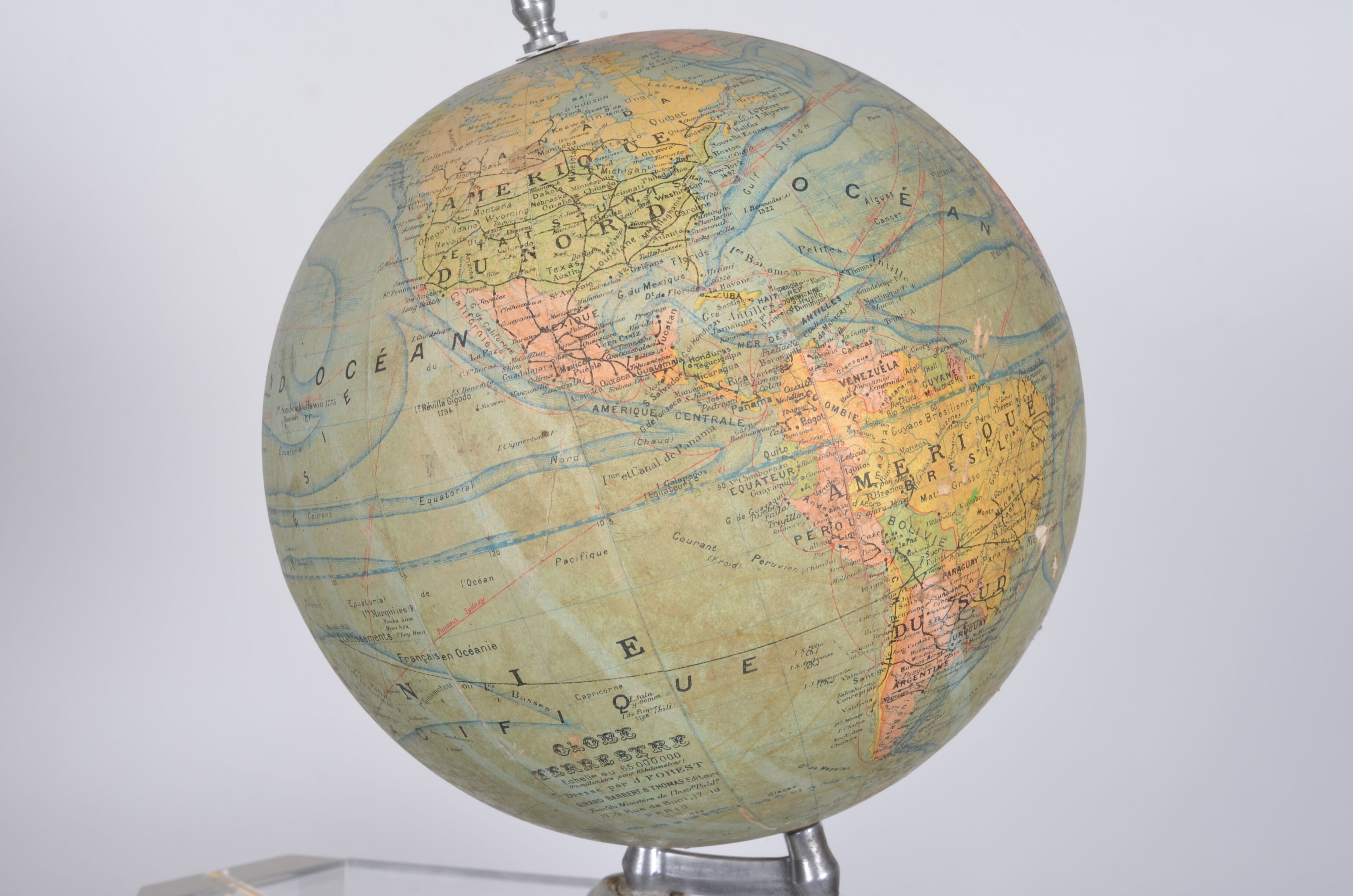 Globe terrestre Grand Barrere & Thomas