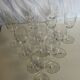 Saint Louis crystal stemmed glasses