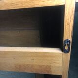 Fireplace surround in light oak 1980s