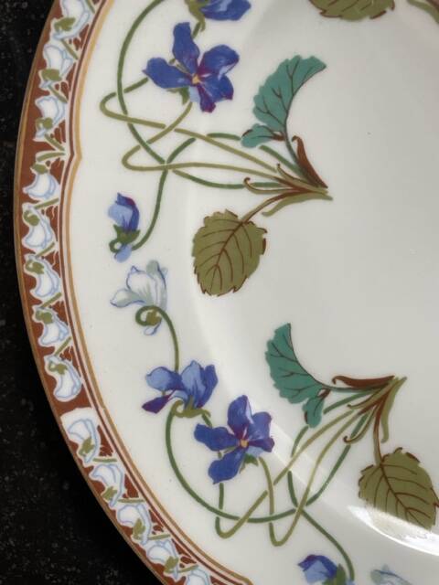 Empress Eugénie plate, Haviland, Limoges