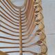 Rattan magazine rack
