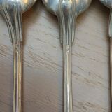 Silvered metal cutlery