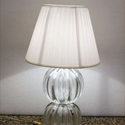 Lampe de table en verre soufflé de Murano, années 1970