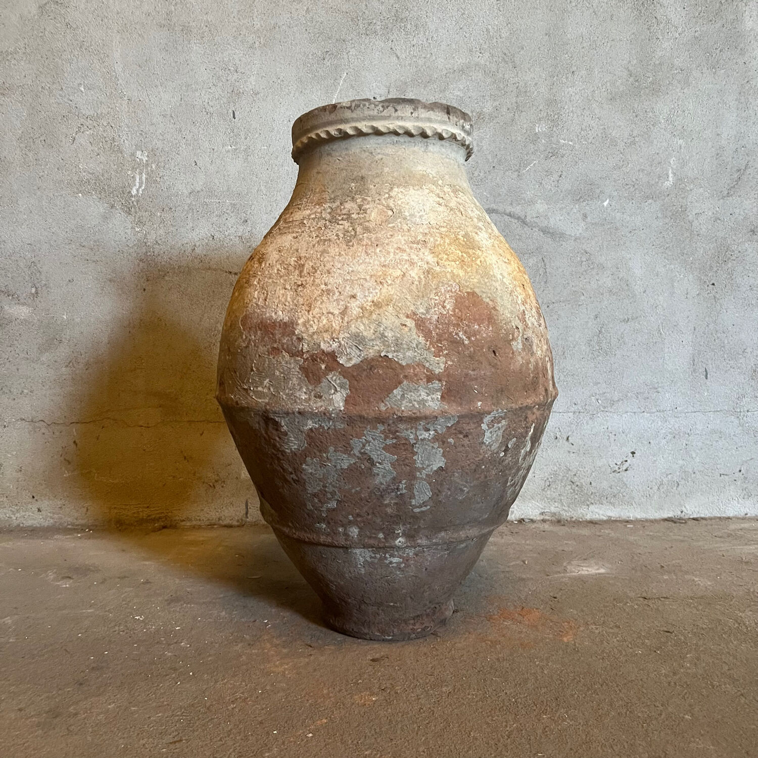 Old oil jar
