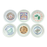 St Amand earthenware cheese plates, Fromages de France series