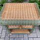 pair of bedside tables in rattan and wicker for rock bobois 1970