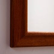 Miroir avec cadre en teck