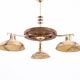 Mid-20th century Art Deco chandelier, Poland.