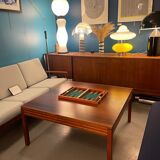 Square wooden coffee table - String Seffle