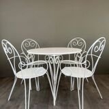 Wrought Iron Garden Furniture, 20th Century