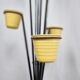 Vintage French 1950's Tripod Floor Lamp, Plant Stand