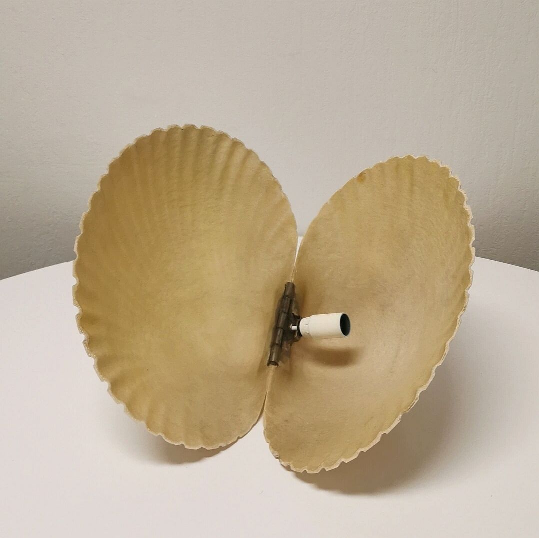 Shell lamp by Michèle Mahé, Diffusion Disderot, Roche Bobois distribution 1970