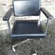 OEM Strafor 60s office chair in leatherette and chrome metal
