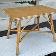Rattan table – Vintage – Furniture – Bohemian style
