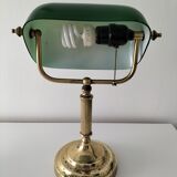 Lampe de banquier verte