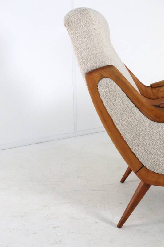 Armchair 'Uffenheim' - fully restored - mid century modern