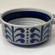 Small ear bowl Boch vintage blue and grey