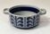 Small ear bowl Boch vintage blue and grey