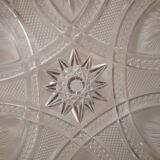 Chiseled crystal bowl