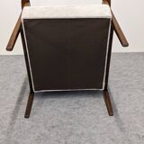 Pair of vintage beech armchairs from the 50s/60s