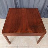 Vintage walnut table with 2 drawers