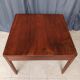 Vintage walnut table with 2 drawers