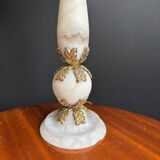 Alabaster column lamp from the 1960s