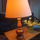 Wooden table lamp