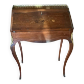 Sloped desk, antique marquetry secretary – Louis XV style