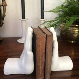 Pair of vintage book clamts