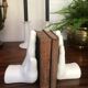 Pair of vintage book clamts