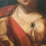 Old oil painting on canvas, Salome holding the head of John the Baptist - 18th century