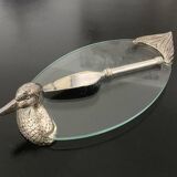 1 Foie gras serving dish and its shovel