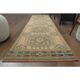 1970s Vintage Turkish Hand-Knotted Wool Cotton Orange Runner Rug 90x344