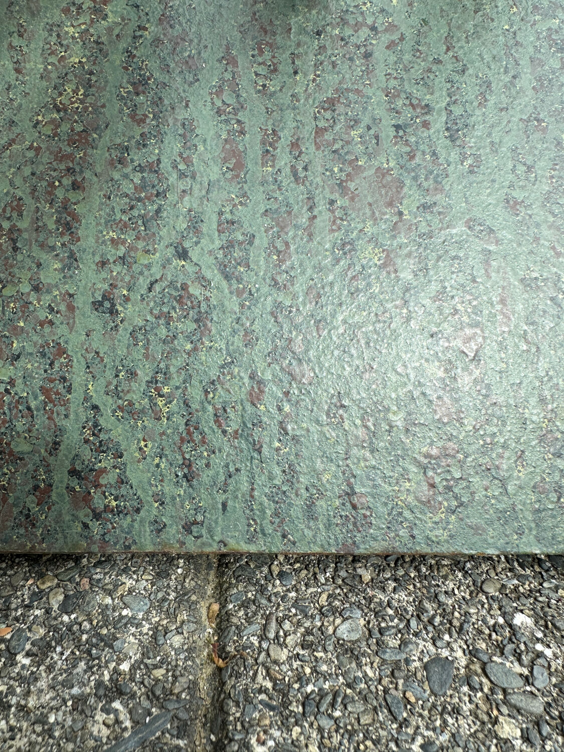 Vintage design coffee table in glass and bronze Vvv Valenti