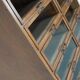 Vintage Dutch oak haberdashery shop cabinet, 1930s
