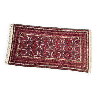 Artisanal orient rug pure vintage wool - 102cm x 204cm