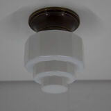 Set of two art deco flush mounts, 1920s
