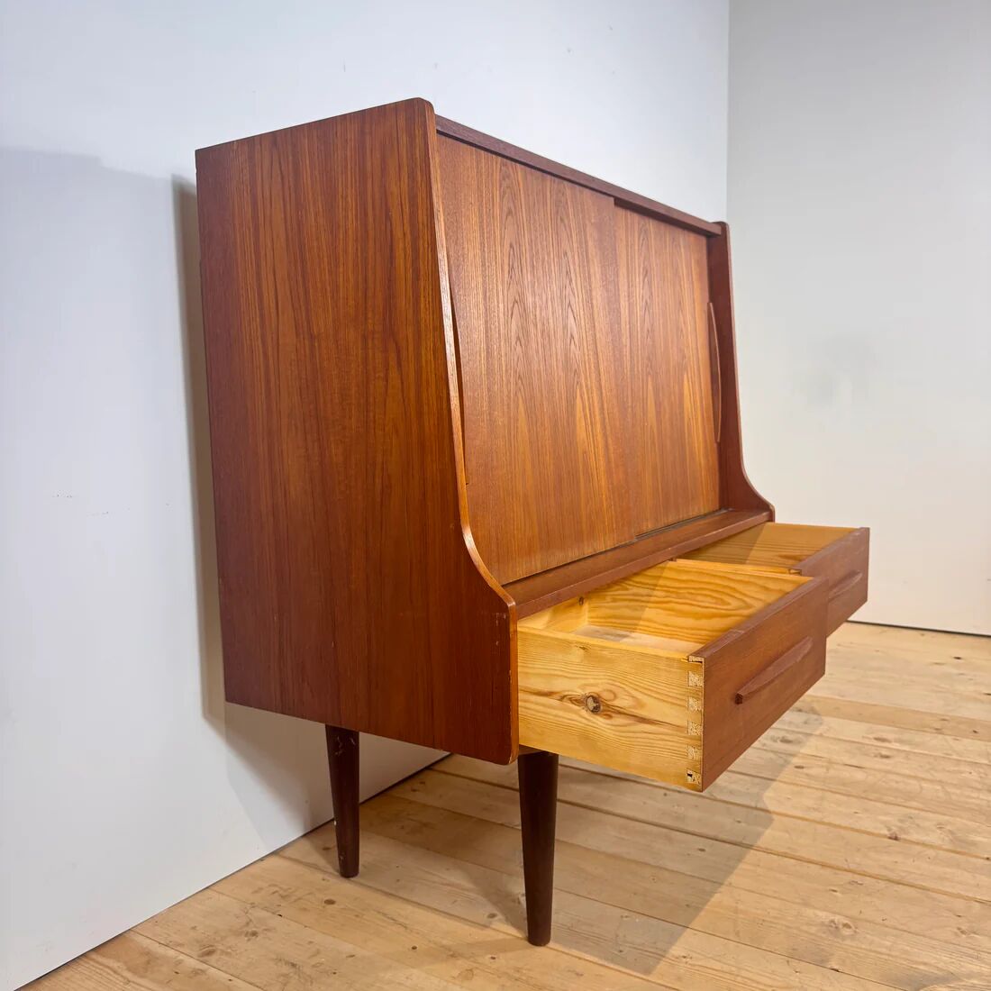 Danish teak bar cabinet, 1960s