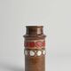 Mid-Century Modern Brown Ceramic Vase by VEB Haldensleben, East Germany, 1960s