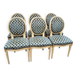 Chaises médaillon