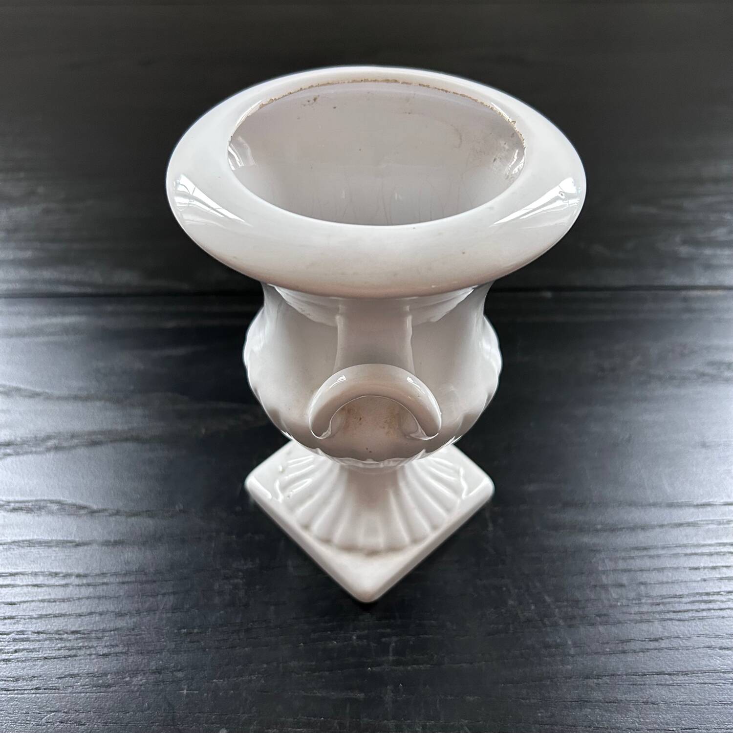 Medici style white vase