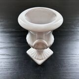 Vase blanc stylé Médicis