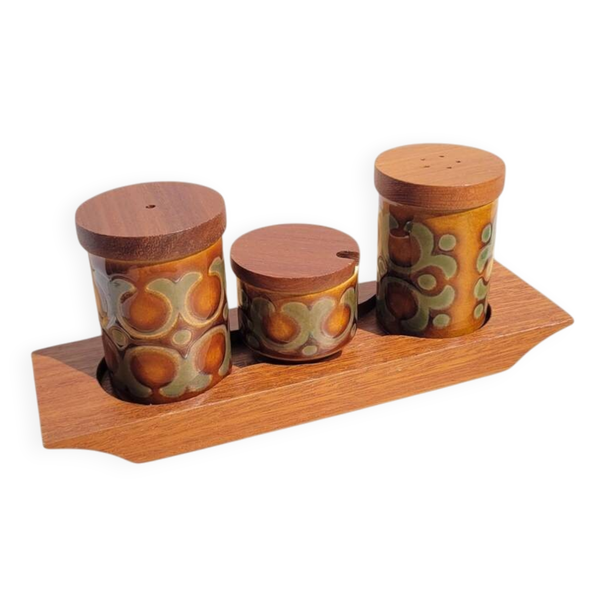 Service à condiment vintage Hornsea Bronte GB