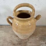 Gargoulette pot in glazed terracotta