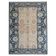 Handknotted Light Blue Rug Cream Wool Floral Zeigler Carpet Home Interior