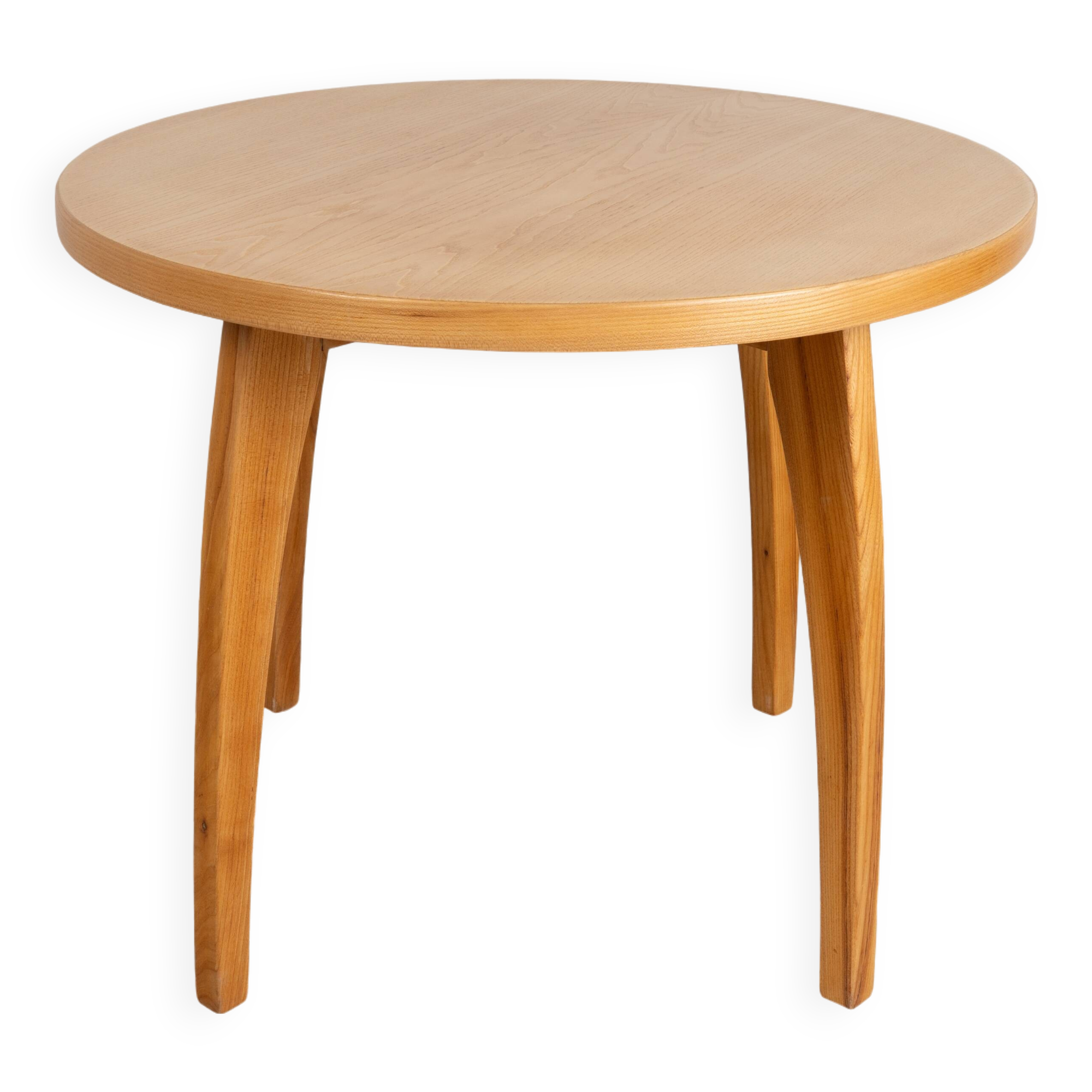 Table basse en chêne entièrement restaurée, années 1950, Tchécoslovaquie