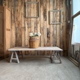 Trestle coffee table