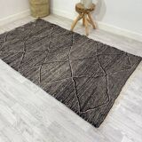 Handmade wool Berber rug 260 X 110 CM