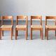 Rustic dining chairs, Italy, 1960's